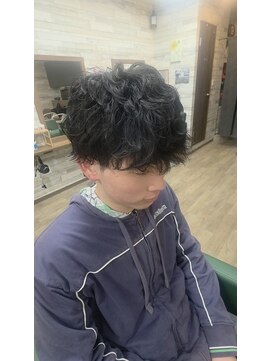 アンサ 阪急桂店(ANSA) メンズ/スパイラルパーマ/ツイストスパイラルパーマ/阪急桂