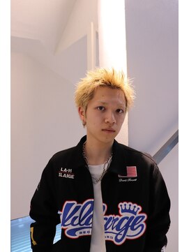 Thisday by nelke立川 　メンズカット/メンズパーマ/ブリーチ【3/1 NEW OPEN(予定)】 ハイトーンスパイキー