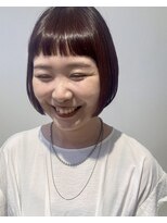 ファヴォリ(favori)&nbsp;【favori 自由が丘】ミニボブ×ダークチェリーブラウン