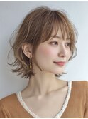 似合わせショートボブ白髪ぼかし脱白髪染め似合30代40代50代60代