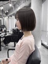 フランチェスカドットボブ(francesca.bob)&nbsp;グレージュ×切りっぱなしボブ