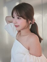 オモチャ 銀座(OMOCHA)&nbsp;小顔見え顔まわりカット/透明感ブラウン