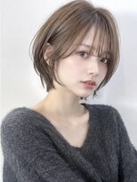リア(Li'a by neolive)&nbsp;丸みショート×ベージュ