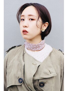 リンダ(LINDA) 【LINDA×ペレイラ寺田】マニッシュショートボブアッシュピンク