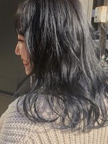ヘアーアイスカルテット(HAIR ICI QUARTET)&nbsp;インナーカラー　ネイビー