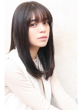 シトロン ブラン(CITRON blanc) 大人可愛い重ためロブ、毛先ワンカール　朝楽スタイリング☆