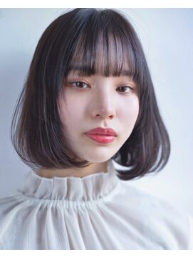 エールバイボヌール(Ere by Bonheur) ワンカール小顔黒髪ボブ