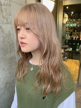 アルカナ 明治神宮前原宿(ARCANA) ワンブリーチ◎柔らかミルクティーベージュ