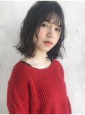 波巻きウェーブ グレージュ