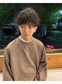 メンズスパイラルパーマ