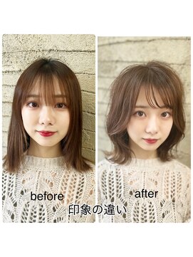 アテ 千里山(ate') お客様before &after
