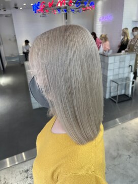 ゲーム 原宿店(GAME) ミルクティーベージュ/ダブルカラー/ケアブリーチ/髪質改善/原宿