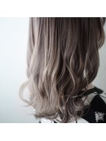 ニコリヘアワークス(nicori hair works)&nbsp;セミロング×ミルクティーベージュ3