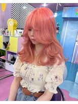 ヘアサロン トミー(Hair salon TOMMY) サーモンピンクカラー