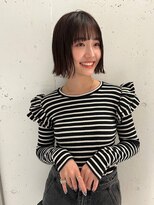 ガリカ 蔵前(Gallica)&nbsp;【竹之内蔵人】艶感外ハネボブ/小顔ライン/大人フェミニンボブ