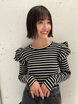 ガリカ 蔵前(Gallica) 【竹之内蔵人】艶感外ハネボブ/小顔ライン/大人フェミニンボブ