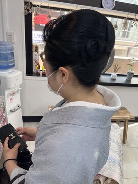 プティクローシェ バイ クオーレ(petite cloche by CUORE) 着物ヘア和髪夜会巻