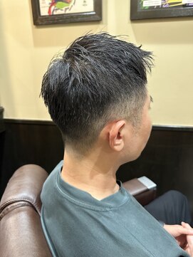 プレミアムバーバー 表参道店(PREMIUM BARBER produce by HIRO GINZA) 大人アップバング