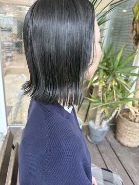 ダブル(W) 【hair salon W】パッツンボブ