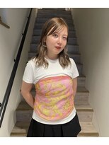 ユニコ(unico)&nbsp;まろやかベージュ/ダブルカラー/セミロング