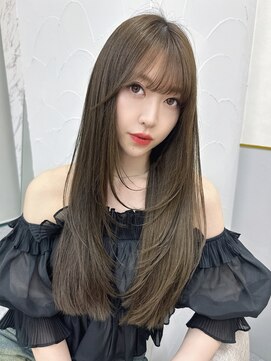 シーテ(Ciete) 韓国ヘア名古屋ハイレイヤー顔まわりカット前髪ボブタッセル小顔