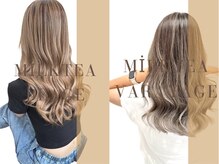 ヘアーバイフォーク 琴似店(Hair by VORK)の雰囲気（ケアブリーチを使用したハイトーンカラー・デザインカラー＊）