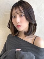 アフロート ルヴア(AFLOAT RUVUA)&nbsp;くびれヘア/レイヤー/顔まわり/サイドバング/こなれミディ