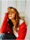 ロング×かきあげバング/20代/30代/40代/ハレマチ通り