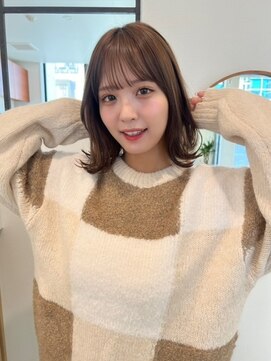 アンバー 池袋(amber) レイヤーボブ/髪質改善/ツヤ髪スタイル/縮毛矯正【池袋】