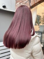 ラレイ ハラジュク(Lalei harajuku)&nbsp;【白石】ブリーチカラーピンクブラウンニュアンス透明感原宿