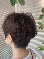 アース 三田南ウッディタウン店(HAIR&MAKE EARTH)&nbsp;大人可愛いパーマナチュラルくせ毛風パーマショートボブ