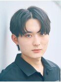 ビジネス 爽やか ニュアンスパーマ　ナチュラル 好感度ヘア