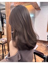 エル バイ ホーム(L by HOME)&nbsp;モカベージュ　流れる顔まわり　透明感カラー　まろやかカラー