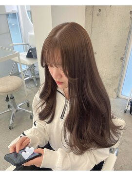 アイシー 表参道(ICY) 柔らかいベージュ/ブリーチ無しダブルカラー