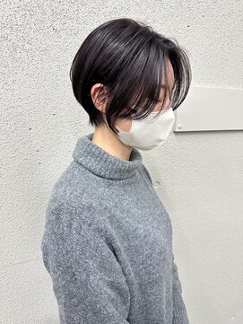 ヌークバイラヴェスト 四日市(neuk by lovest) 黒髪ボブシンプルなスタイル