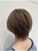 柔らかいハンサムショート