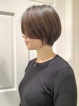 ロンドグロワール 大宮(Lond Gloire) ミニウルフレイヤーカット顔周りカット前髪カットショート/大宮