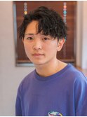 Men’s/フェザーパーマ/サーフカール/ニュアンスデザイン