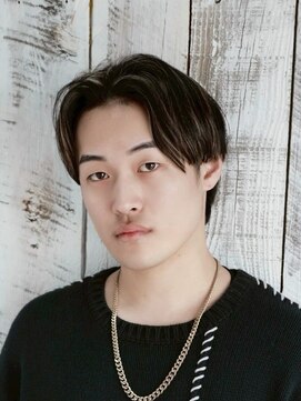 ロンドオム 池袋(Lond Homme) men's/メンズ/メンズカット/刈り上げセンターパート/池袋/韓国