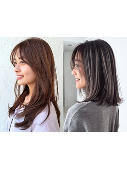 地毛の色/肌/雰囲気に合わせたナチュラルな白髪ぼかしが人気☆いつまでも若々しい印象に[川崎/学割U24]