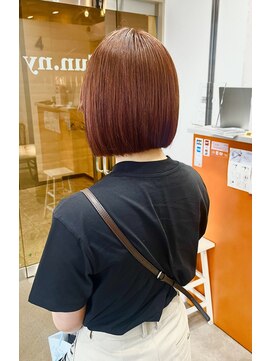 サニー 梅田(Sun.ny) ボブ☆pink brown