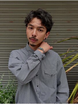 ヒュージ 三軒茶屋(huge) スパイキーショート/ニュアンスパーマ/メンズパーマ/メンズ