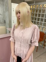 ペレ アネックス 大阪梅田茶屋町店(PELE ANNEX)&nbsp;ミディアムヘア/デザインカラー/フェイスフレーミング/梅田