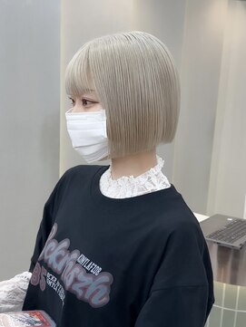 ロンドリゼル 札幌(Lond RiseL) ◯ オリーブグレー/韓国/レイヤーカット/髪質改善/縮毛矯正/札幌