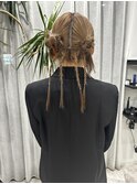 同窓会ツインカチモリhair  set＊