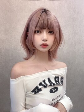 ロンド マーレ 天神大名店(Lond mare) 黒髪/オリーブグレー/小顔/ココアベージュ/レイヤーカット