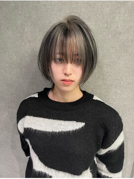 リラス 博多(rilas) デザインカラー/スラッシュカラー/ローライト/ウルフカット