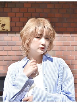 ウィローズ(WILLOW'S) ショートウルフ×ハイトーン×レイヤーボブ  20代30代40代