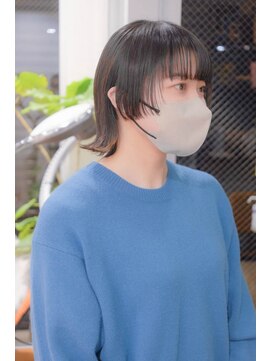 ソレイユ(Soleil) 顔まわりカット/顔まわりレイヤー/ボブウルフ/表参道【松本匡介