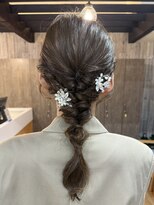 スカイ(SKY)&nbsp;お呼ばれヘア/編みおろし/ヘアアレンジ/福井
